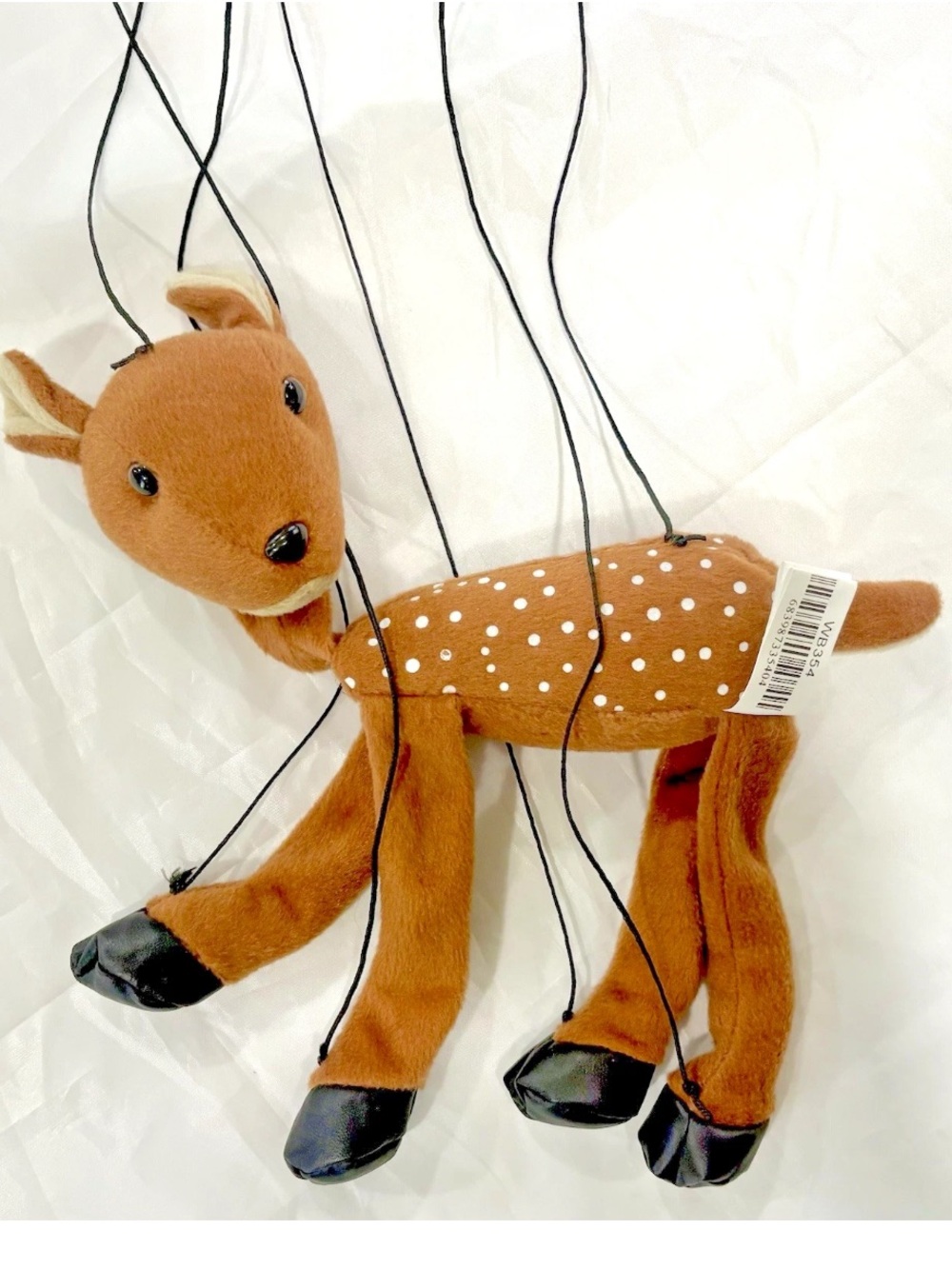 Disney Parks Deer Fawn Marionette Puppet Plush 2006 Epcot Vintage Stuffed Animal